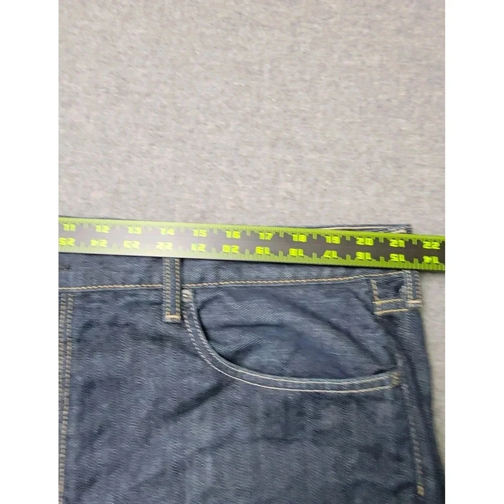 Levi's Men's 559 Relaxed Straight‎ Jeans 42x32 Dark Wash 100% Cotton Denim